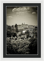 Load image into Gallery viewer, Sacre Coeur Basilica as seen from Temple de la Sibylle. - Framed Print
