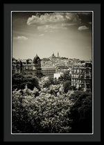 Load image into Gallery viewer, Sacre Coeur Basilica as seen from Temple de la Sibylle. - Framed Print

