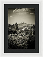 Load image into Gallery viewer, Sacre Coeur Basilica as seen from Temple de la Sibylle. - Framed Print
