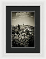 Load image into Gallery viewer, Sacre Coeur Basilica as seen from Temple de la Sibylle. - Framed Print
