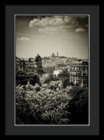 Load image into Gallery viewer, Sacre Coeur Basilica as seen from Temple de la Sibylle. - Framed Print
