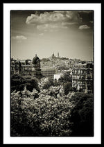 Load image into Gallery viewer, Sacre Coeur Basilica as seen from Temple de la Sibylle. - Framed Print

