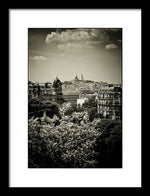 Load image into Gallery viewer, Sacre Coeur Basilica as seen from Temple de la Sibylle. - Framed Print
