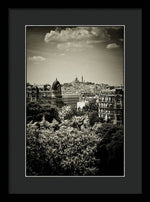 Load image into Gallery viewer, Sacre Coeur Basilica as seen from Temple de la Sibylle. - Framed Print
