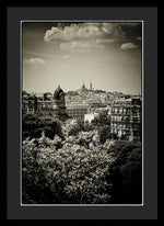 Load image into Gallery viewer, Sacre Coeur Basilica as seen from Temple de la Sibylle. - Framed Print
