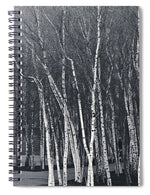 Load image into Gallery viewer, Silver Trees - Spiral Notebook
