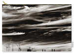 Load image into Gallery viewer, Sky Wisps and Cranes - Carry-All Pouch
