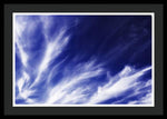 Load image into Gallery viewer, Sky Wisps Blue - Framed Print
