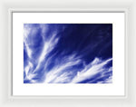 Load image into Gallery viewer, Sky Wisps Blue - Framed Print
