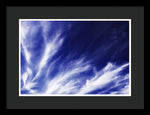 Load image into Gallery viewer, Sky Wisps Blue - Framed Print
