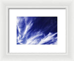 Load image into Gallery viewer, Sky Wisps Blue - Framed Print
