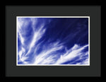 Load image into Gallery viewer, Sky Wisps Blue - Framed Print
