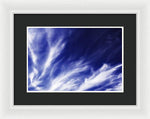 Load image into Gallery viewer, Sky Wisps Blue - Framed Print
