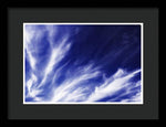 Load image into Gallery viewer, Sky Wisps Blue - Framed Print

