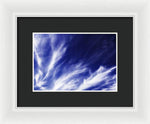 Load image into Gallery viewer, Sky Wisps Blue - Framed Print
