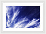 Load image into Gallery viewer, Sky Wisps Blue - Framed Print
