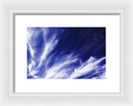 Load image into Gallery viewer, Sky Wisps Blue - Framed Print
