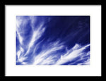 Load image into Gallery viewer, Sky Wisps Blue - Framed Print
