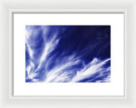 Load image into Gallery viewer, Sky Wisps Blue - Framed Print
