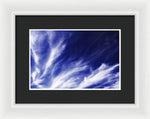 Load image into Gallery viewer, Sky Wisps Blue - Framed Print
