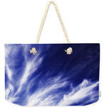 Load image into Gallery viewer, Sky Wisps Blue - Weekender Tote Bag
