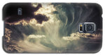 Load image into Gallery viewer, Sky Wisps over a Double Decker - Phone Case
