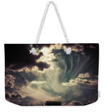 Load image into Gallery viewer, Sky Wisps over a Double Decker - Weekender Tote Bag
