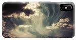 Load image into Gallery viewer, Sky Wisps over a Double Decker - Phone Case
