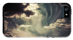 Load image into Gallery viewer, Sky Wisps over a Double Decker - Phone Case
