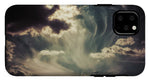 Load image into Gallery viewer, Sky Wisps over a Double Decker - Phone Case
