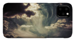 Load image into Gallery viewer, Sky Wisps over a Double Decker - Phone Case

