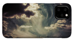 Load image into Gallery viewer, Sky Wisps over a Double Decker - Phone Case
