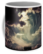 Load image into Gallery viewer, Sky Wisps over a Double Decker - Mug
