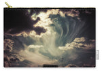 Load image into Gallery viewer, Sky Wisps over a Double Decker - Carry-All Pouch
