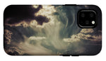 Load image into Gallery viewer, Sky Wisps over a Double Decker - Phone Case
