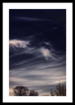 Load image into Gallery viewer, Sky Wisps planes and trees - Framed Print
