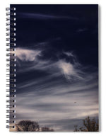 Load image into Gallery viewer, Sky Wisps planes and trees - Spiral Notebook
