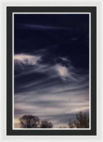 Load image into Gallery viewer, Sky Wisps planes and trees - Framed Print
