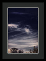 Load image into Gallery viewer, Sky Wisps planes and trees - Framed Print
