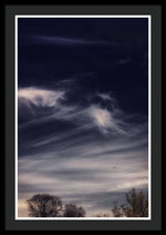 Load image into Gallery viewer, Sky Wisps planes and trees - Framed Print
