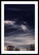 Load image into Gallery viewer, Sky Wisps planes and trees - Framed Print
