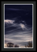 Load image into Gallery viewer, Sky Wisps planes and trees - Framed Print

