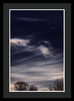 Load image into Gallery viewer, Sky Wisps planes and trees - Framed Print
