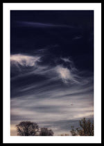 Load image into Gallery viewer, Sky Wisps planes and trees - Framed Print

