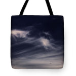 Load image into Gallery viewer, Sky Wisps planes and trees - Tote Bag
