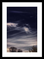 Load image into Gallery viewer, Sky Wisps planes and trees - Framed Print
