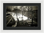 Load image into Gallery viewer, Snow in London - Framed Print
