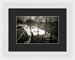 Load image into Gallery viewer, Snow in London - Framed Print
