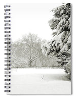 Load image into Gallery viewer, Snow packed Park - Spiral Notebook
