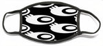 Load image into Gallery viewer, Space Eye Balls - On Black - Face Mask
